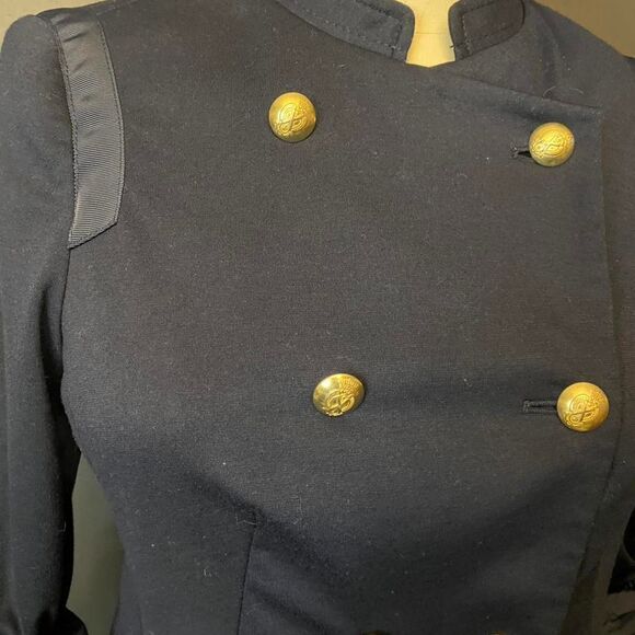 The Limited - Navy and Blue Military Blazer Jacket - Picture 3 of 8